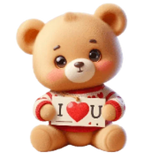 Стикер Valentine Bear