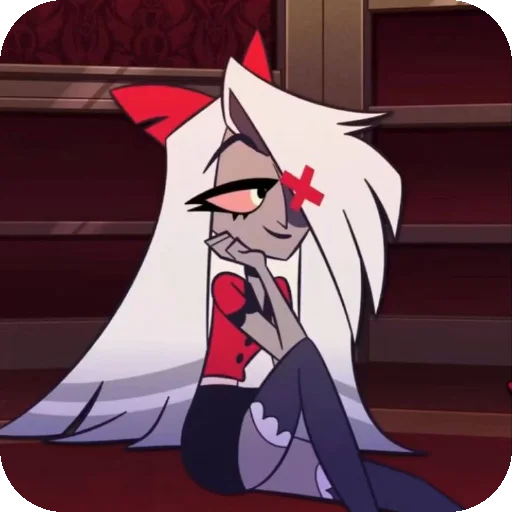 Стикер Вегги/vaggie hazbin hotel