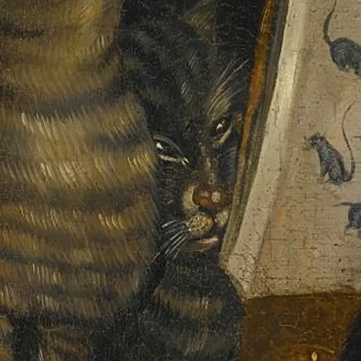 Стикер Котики как искусство