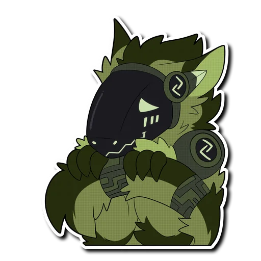 Стикер Viridian Protogen