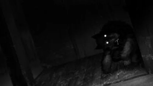 Стикер Волк из новеллы Зайчик