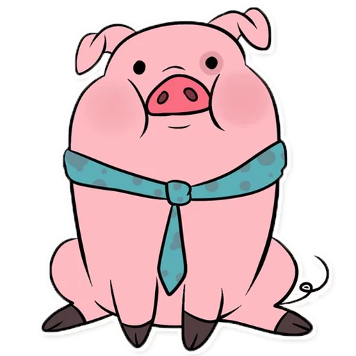 Стикер Waddles Gravity Falls