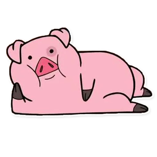 Стикер Waddles Gravity Falls