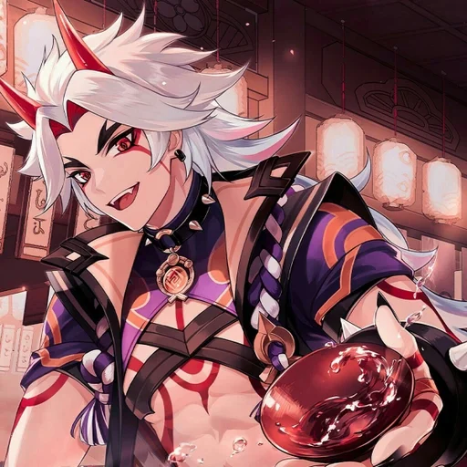 Стикер Аратаки Итто | Genshin Impact