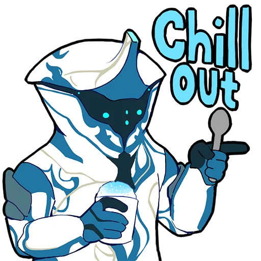 Стикер Warframe arts •