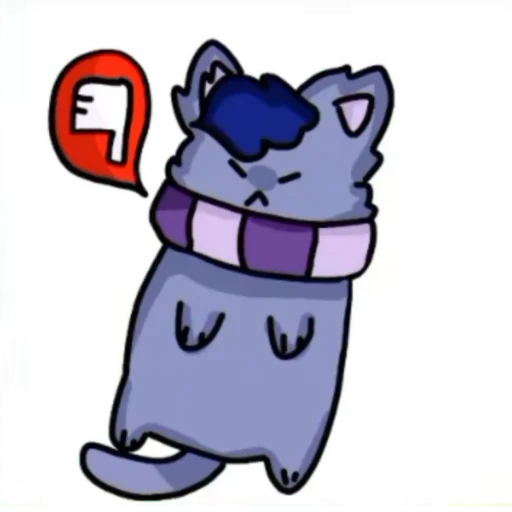 Стикер Кошки - Вояки