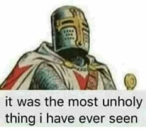 Стикер CRUSADER MEMES