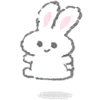 Эмодзи White Bunny Emoji
