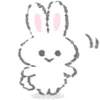 Эмодзи White Bunny Emoji