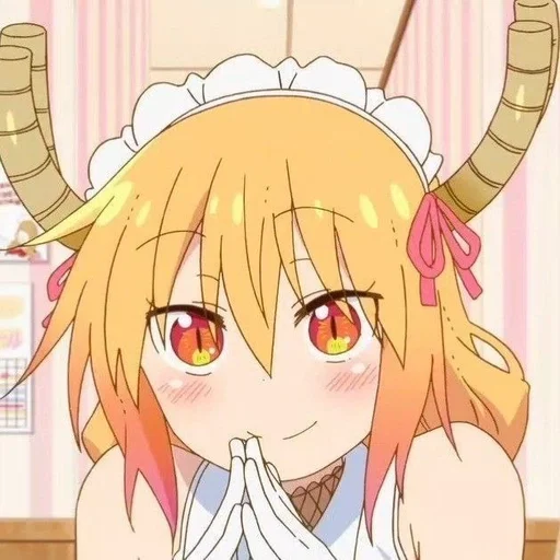 Стикер Дракорничная госпожи Кобаяси