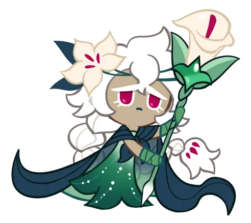 Стикер White Lily Cookie