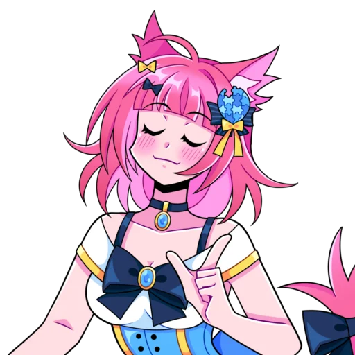 Стикер Wiki chan