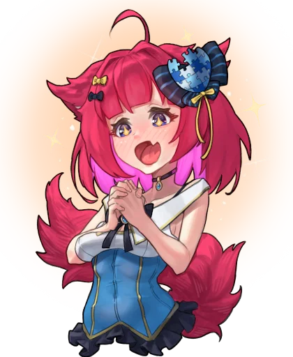 Стикер Wiki chan