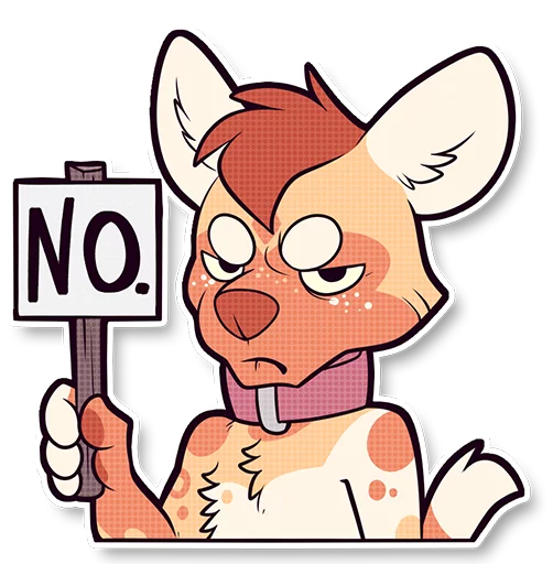 Стикер Cinnamon Wild Dog