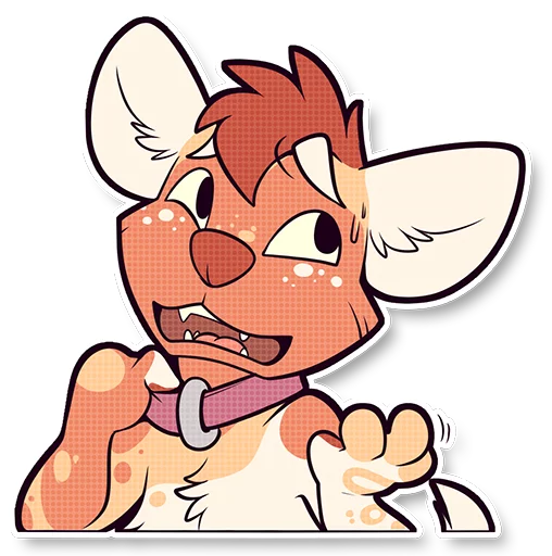 Стикер Cinnamon Wild Dog