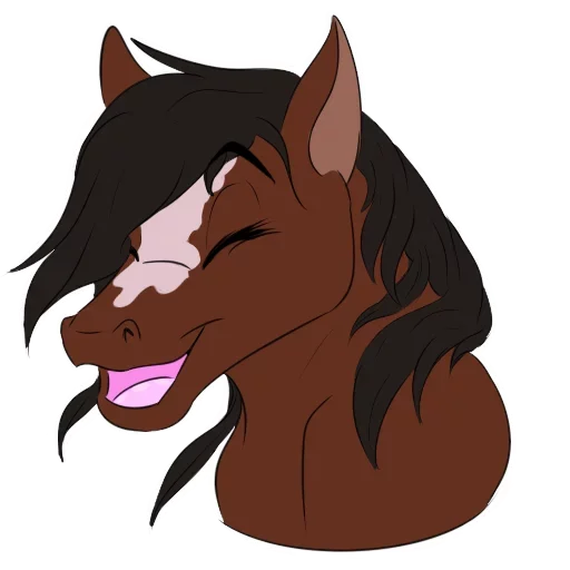 Стикер Wild Horse and Dog