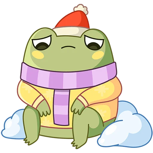 Стикер Зимний Хоппер Без Текста