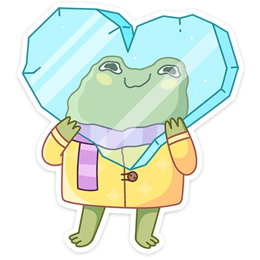 Стикер Зимний Хоппер