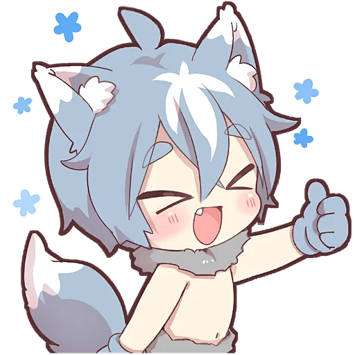 Стикер Волчонок 2