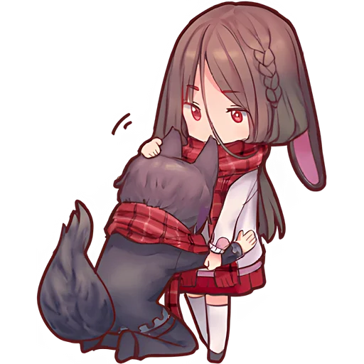 Стикер Волчья любовь