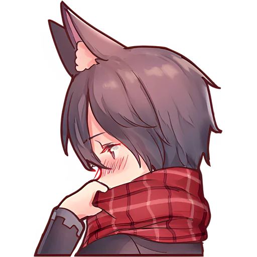 Стикер Волчья любовь