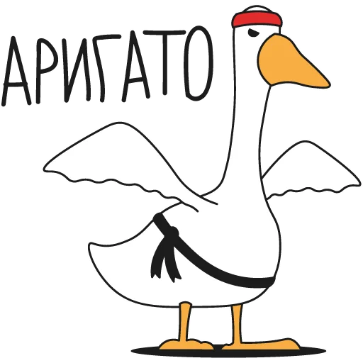 Стикер Work Goose