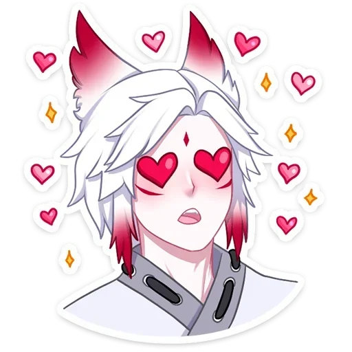 Стикер Хидэ без надписей