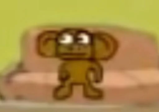 Стикер Чебурашка