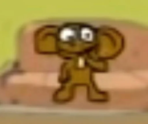 Стикер Чебурашка