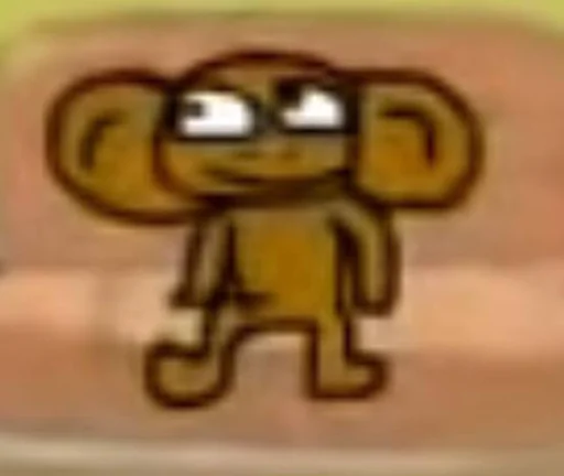 Стикер Чебурашка