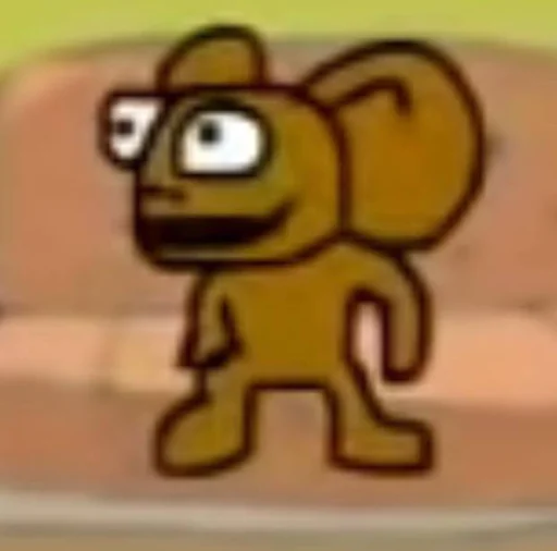 Стикер Чебурашка