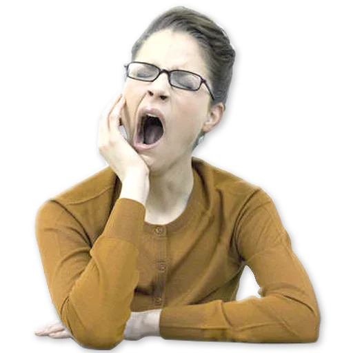 Стикер Зевота