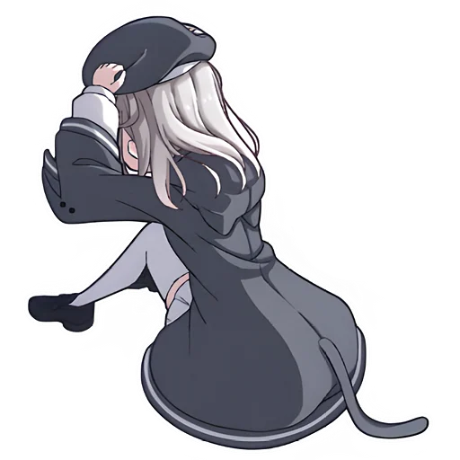 Стикер Умная тян