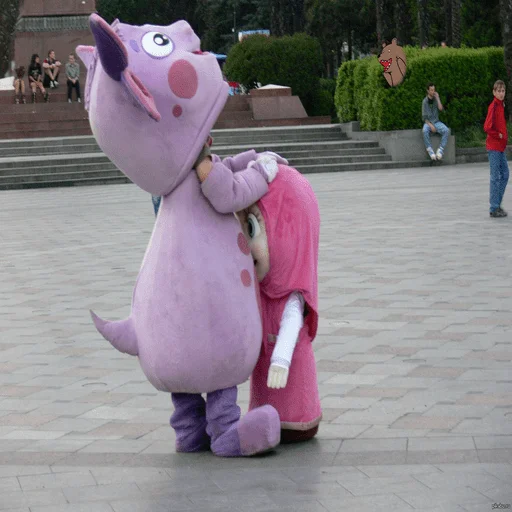 Стикер Упоротый Лунтик