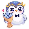 Эмодзи Пингвинчик Юки