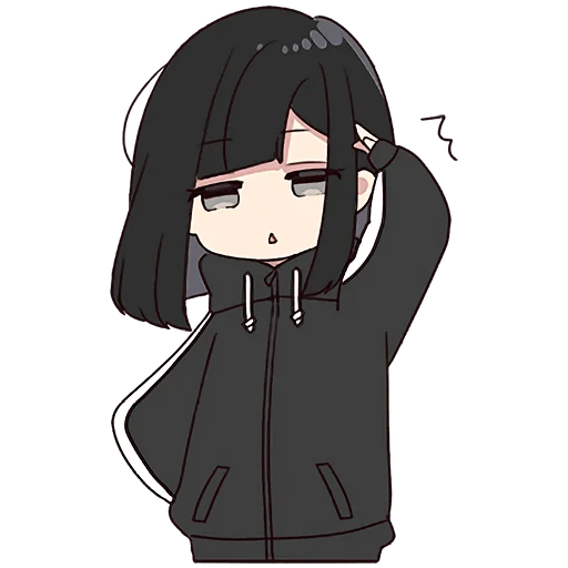 Стикер Юрудура тян