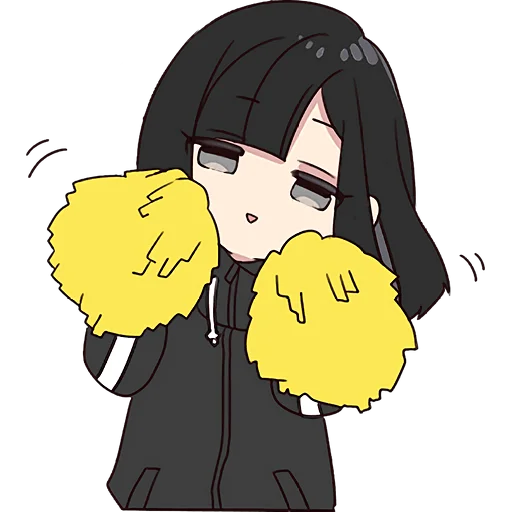 Стикер Юрудура тян