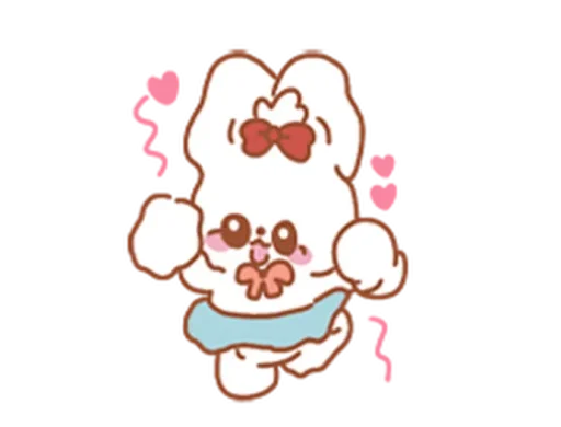 Стикер Зайка