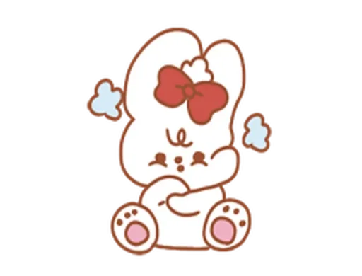 Стикер Зайка