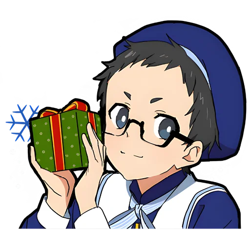 Стикер Зимний-кун