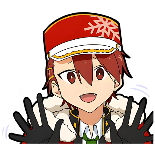 Стикер Зимний-кун