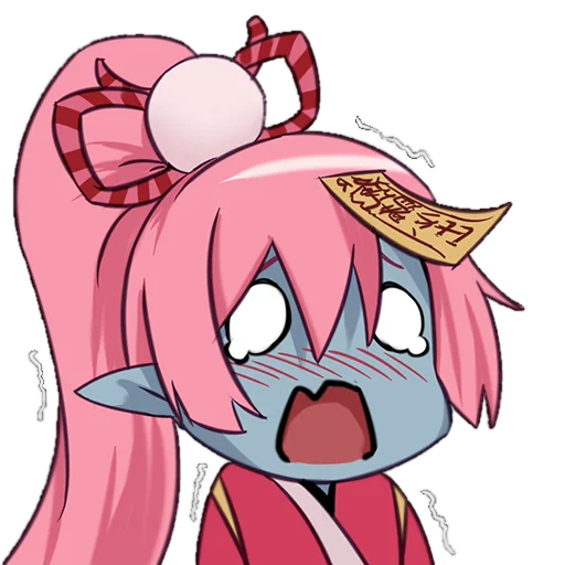 Стикер zombie elf girl mini pack