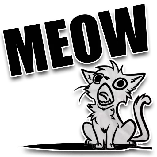 Стикер Zuzu the Cat