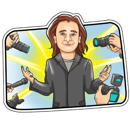 Стикер Звезда Района