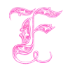 Эмодзи Pink Glitter Alphabet