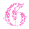Эмодзи Pink Glitter Alphabet