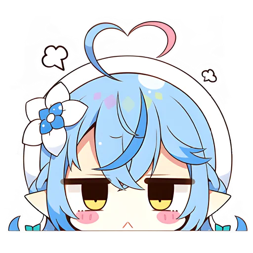 Стикер Снежная Лами–тян