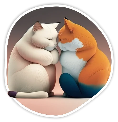 Стикер adadem cats