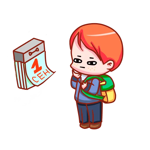 Стикер Календарь абитуриента