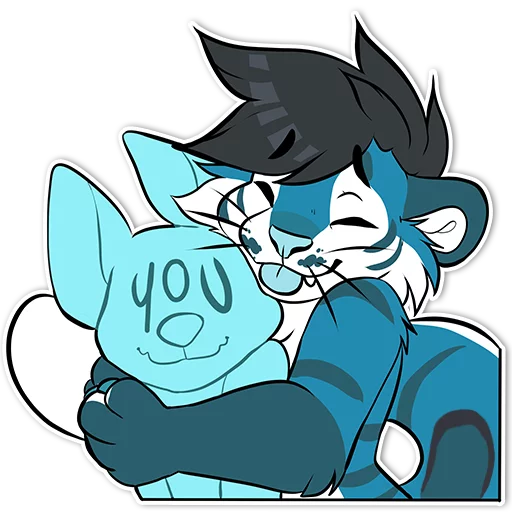 Стикер aerykitty